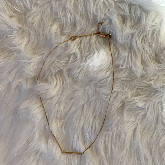 Madewell bar necklace